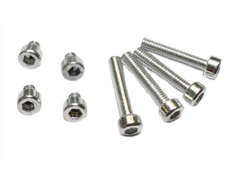 P&W Aluminium schroefset voor Conical Two (zilver geanodiseerd)