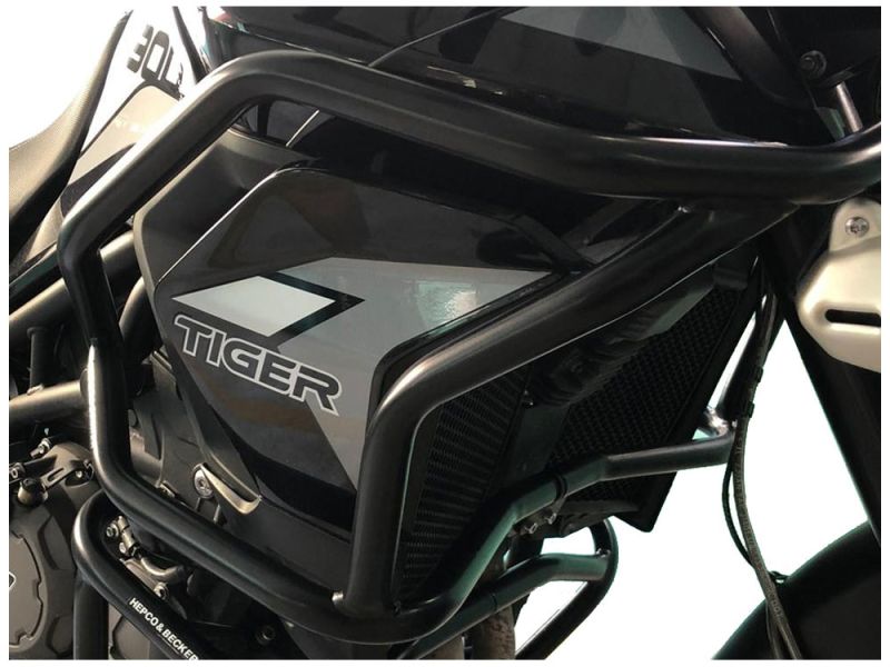 Hepco & Becker Tank Guard "Solid" Triumph Tiger 900 Rally / GT / Pro (2020- | zwart)