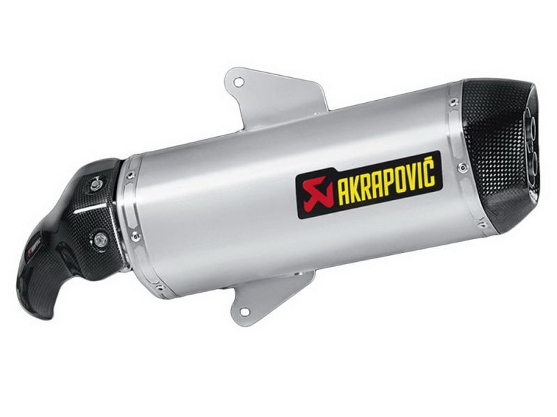 Akrapovic Slip-On uitlaat Gilera GP 800 (2008) Aprilia SRV 850 (2012) Roestvrij staal