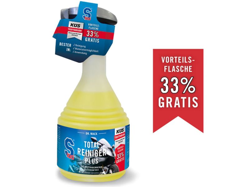 S100 Motorfiets Totaalreiniger Plus speciale maat