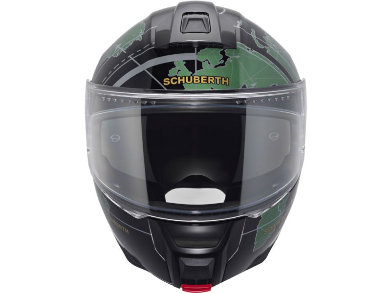 Schuberth C5 Globe Motorradhelm (Schwarz/Grün)