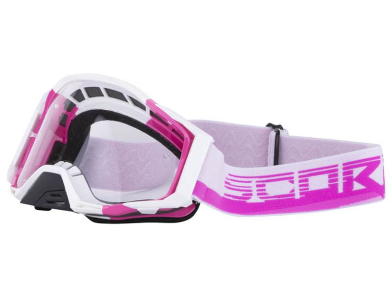 Scorpion Goggle E21 Brille unisex (roze/wit)