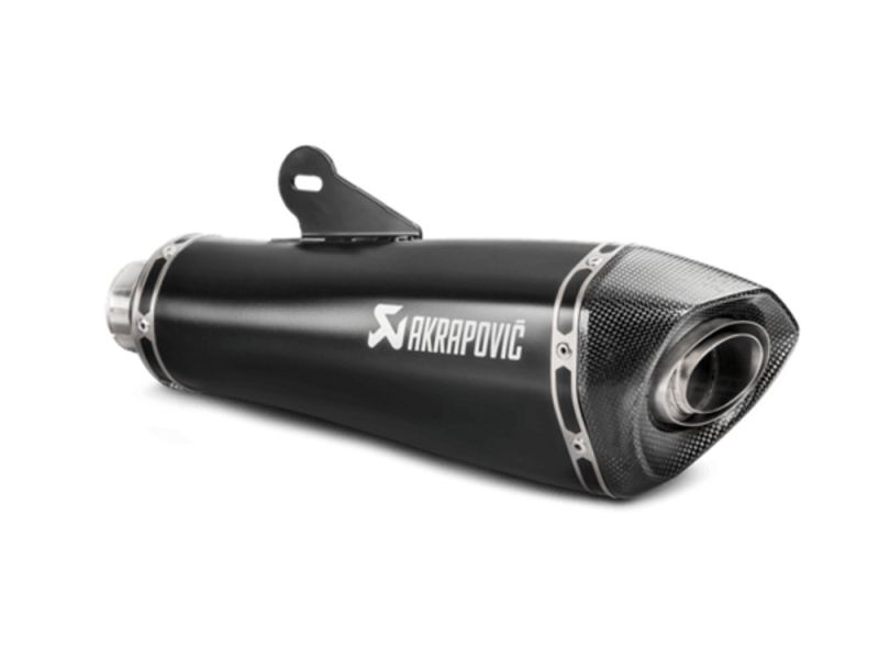 Akrapovic Slip-On uitlaat BMW R nineT Scrambler (2016-) Black Series / Titanium