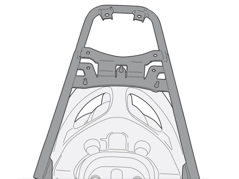 GIVI SR Bagagerek Yamaha D elight 125 (2017-)