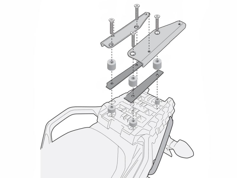 GIVI SR Bagagerek Suzuki DL 650 / 1000 V-Strom (2017-)