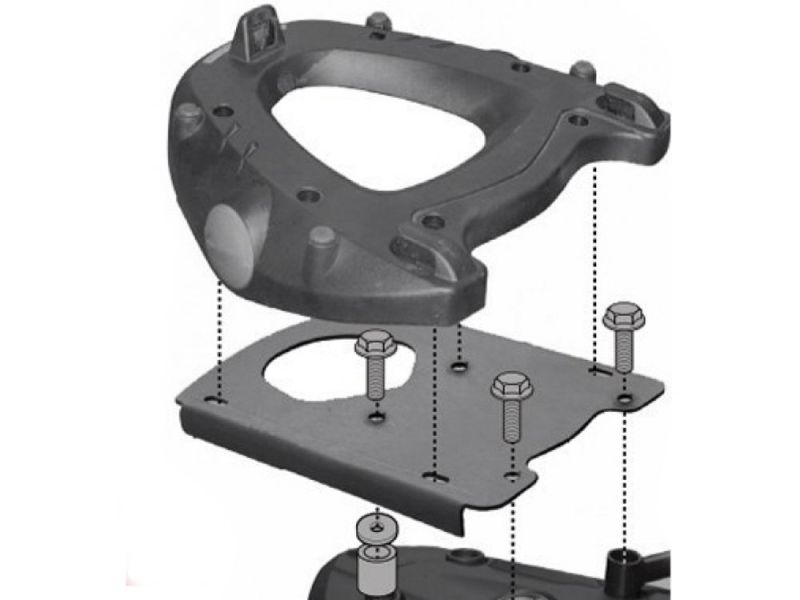GIVI Monokey SR Bagagerek BMW F 650 / 700 / 800 GS (2008-2012)