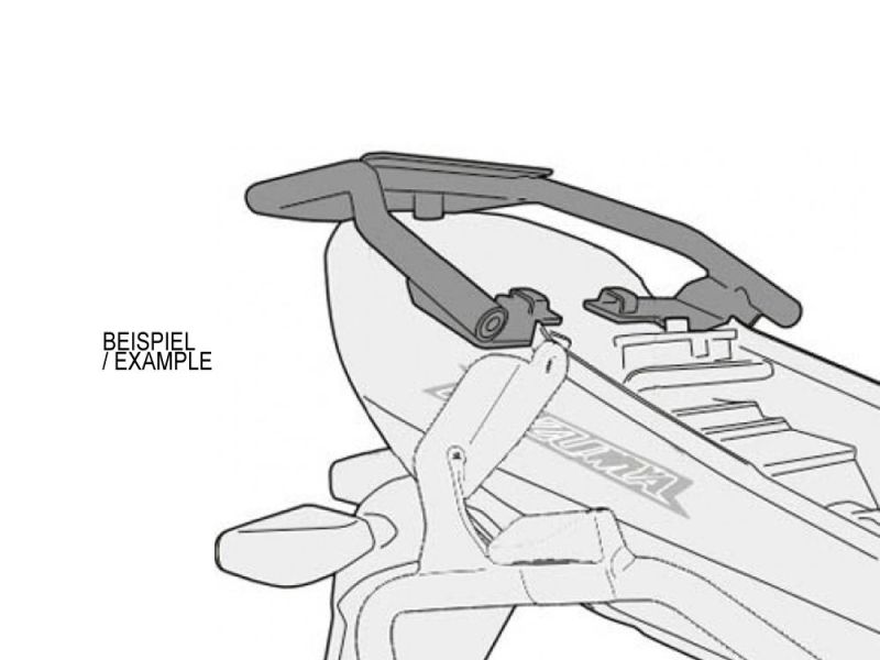 GIVI Monolock SR Bagagerek Suzuki UH 125 / 200 Burgman (2007-2014)