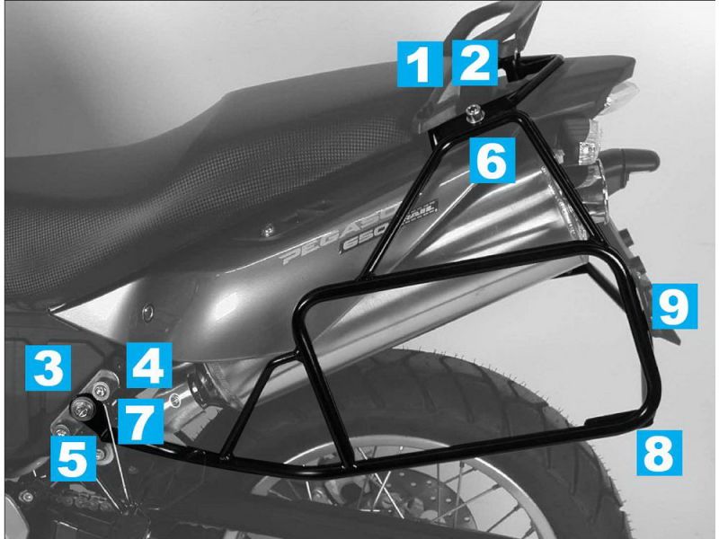 Hepco & Becker Lock-It bagagerek Aprilia Pegaso 650 Strada / Trail