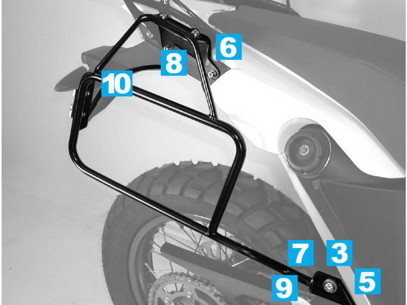 Hepco & Becker Lock-It bagagedrager BMW G 650 X Country / Challenge (2007)