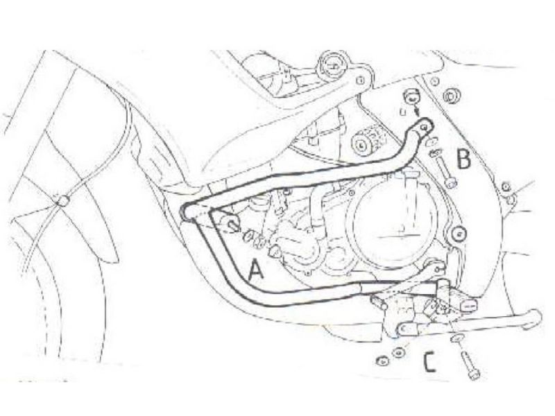 Hepco & Becker Crashbar Aprilia Pegaso 650 / Garda / Garda 650
