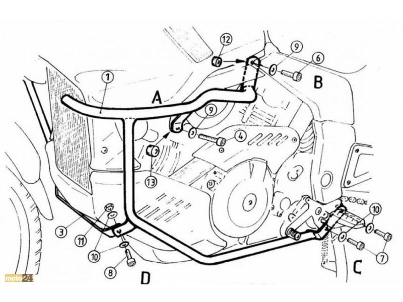 Hepco & Becker Crashbar Cagiva Gran Canyon 900