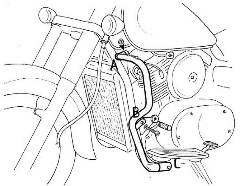 Hepco & Becker Crashbar Kawasaki VN 1500 Classic (1998-2002)
