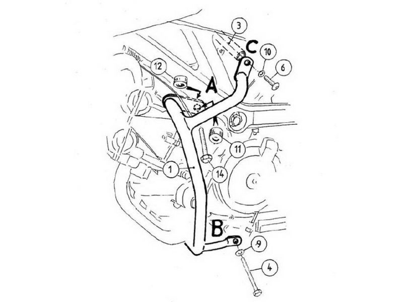 Hepco & Becker Crash bar Suzuki SV 650 / S (2003-2008)