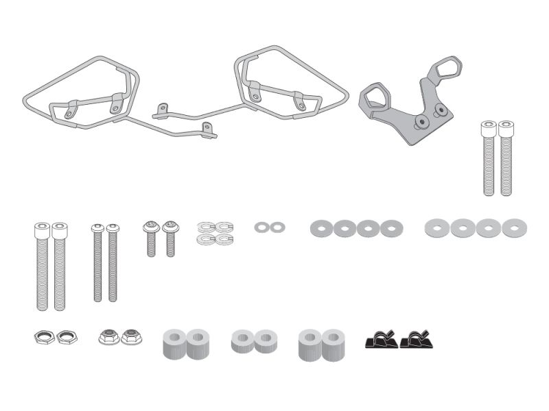 GIVI EasyLock afstandhouder Kawasaki Z 650 (2017-)