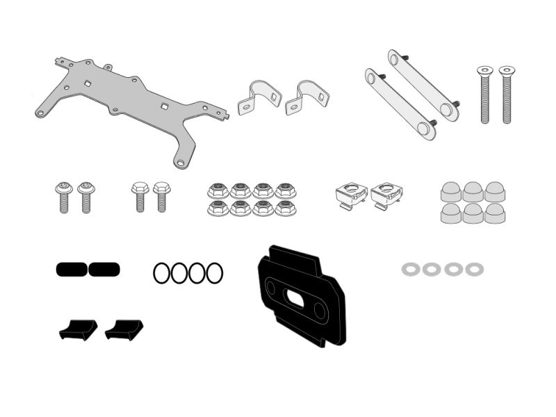 GIVI Montagekit S250 tot PL4121 voor Kawasaki Versys-X 300 (2017-)