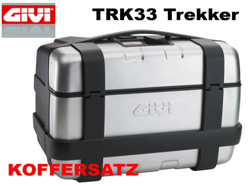 GIVI Trekker 33 Monokey zijkofferset (zilver)