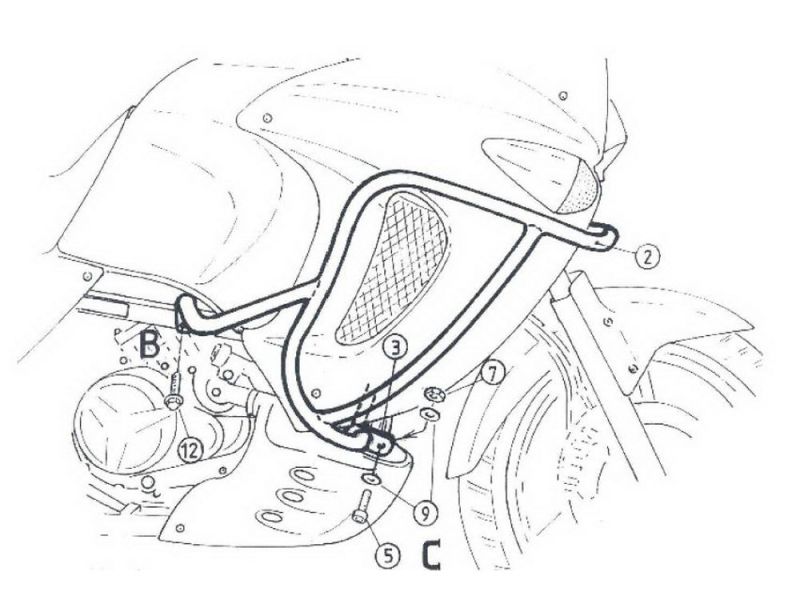 Hepco & Becker Crashbar Honda XL 1000 V Varadero (1999-2002)