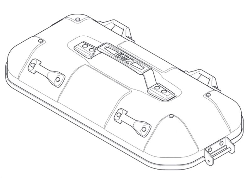 GIVI Kofferdeksel DLM36 (rechts)