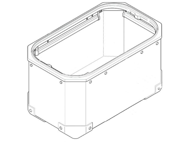 GIVI Kastbodem OBKN48BR (zwart | rechts)